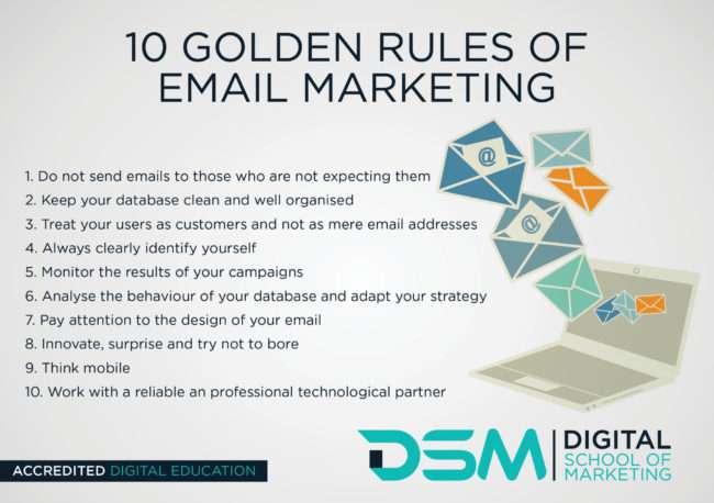 DSM Digital school of marketing - mastering e-mail marketing