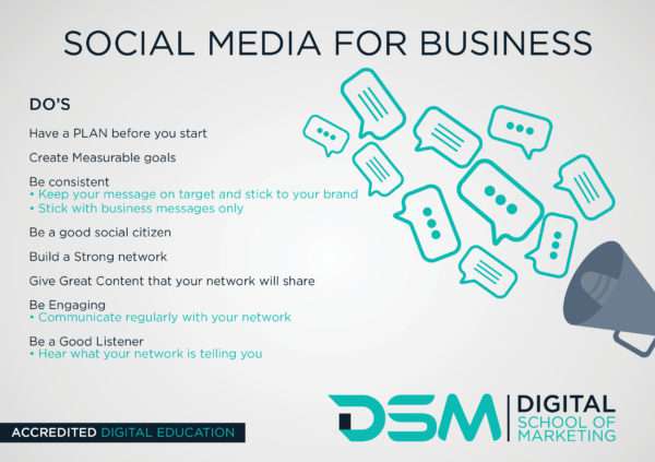 DSM Social media to grow my business