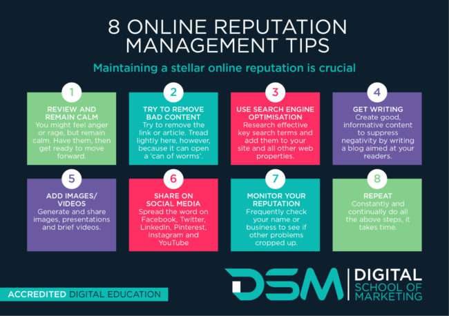 DSM Digital school of marketing - social media reviews